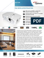 Bright 1080P Projector: Powerful and Versatile Installation Projection