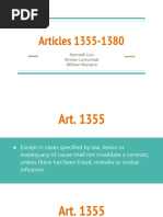 Law 11 - Articles 1355-1380