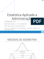 Aula 9 - Medidas de Assimetria - Curvas Simétricas e Assimétricas