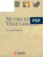Nutrición Vegetariana - DR Joan Sabaté