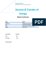 Energy Sources Transfer of Energy Ms8