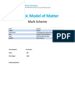 Kinetic Model of Matter Ms12