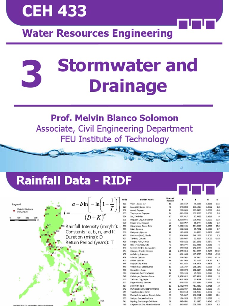 Rainfall Intensity and Flood Engineering | PDF | Drainage Basin | Flood