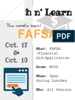 Bhs - Lunch N Learn - Fafsa