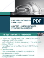 Chương 1: Giới Thiệu Về Quản Trị Chiến Lược Chapter 1: Introduction To Strategic Management