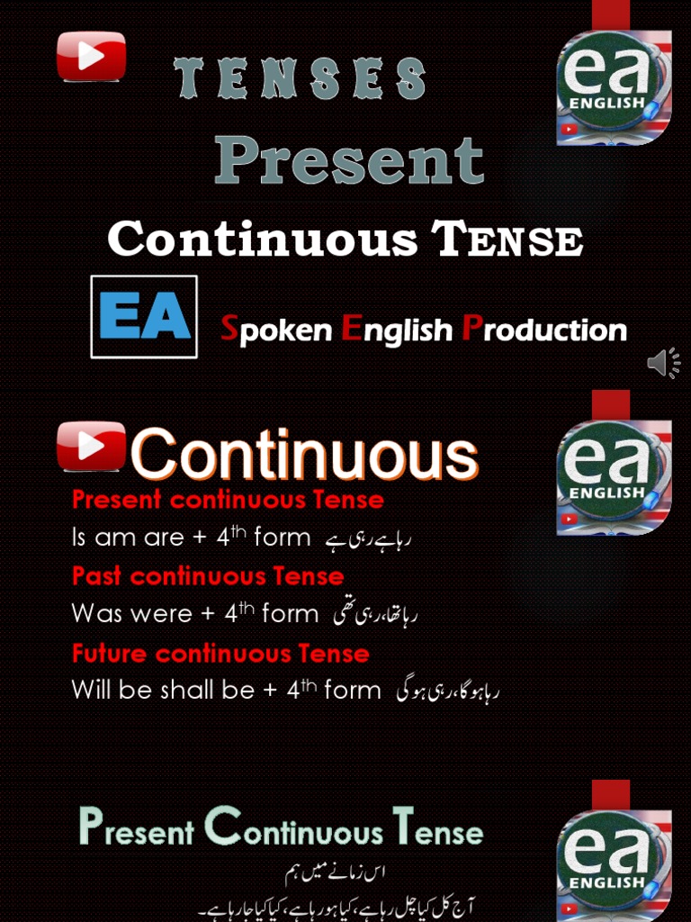 Present Continuous Tense in Urdu | PDF | Morphology | Onomastics