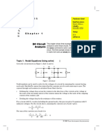 DC Circuit Analysis: Topic 1: Nodal Equations Using Solve