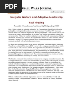 Irregular Warfare