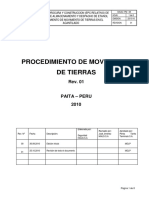 Procedimiento de Excavacion de Talud Submarino