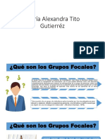 Diapositivas de Focus Group 1 en Exponer