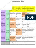 Portfolio Self-Assessment Rubric Matrix-2 - 1461761