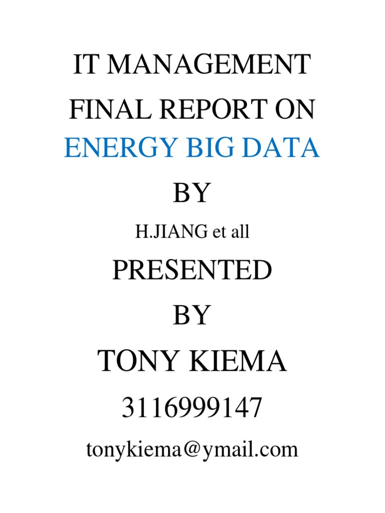Energy Big Data in Smart Grids | PDF | Smart Grid | Electrical Grid