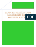 Plan Estrategico de La Empresa Rayton (Confecion de Pantalones)