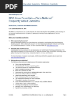 NDG Linux Essentials Faq