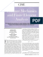 Fracture Mechanics and Finite Element Analysis