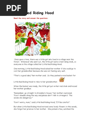 Little Red Riding Hood Pdf