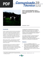 100 Recomendações Para Bom Desempenho Na Atividade Leiteira