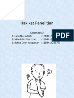 Hakikat Penelitian