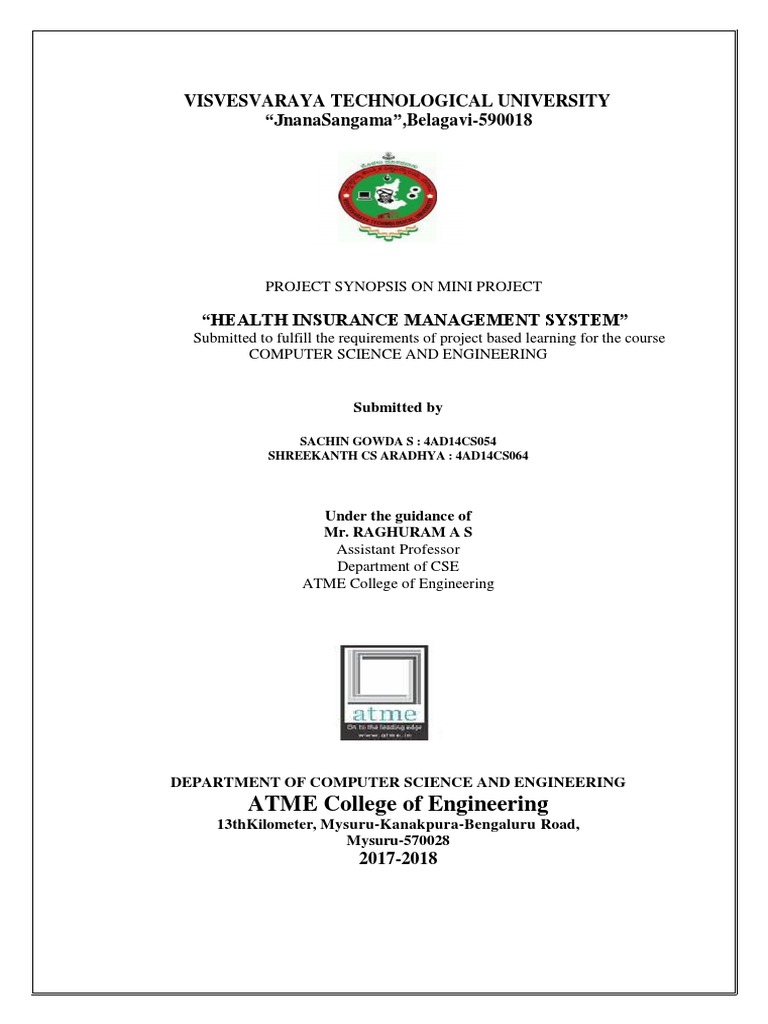 Health Insurance Management System Project | PDF | Insurance | Employee ...
