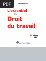 Lessentiel Du Droit Du Travail