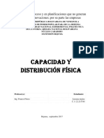 Capacidad y distribución 