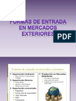 Formas de Entrar a Mercados Exteriores 2