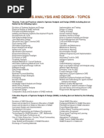 System Analysis and Design