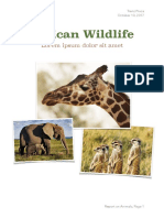 African Wildlife: Lorem Ipsum Dolor Sit Amet