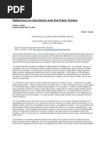 Download Talal Asad Reflections on Secularism and the Public Sphere by Shihabudeenkunju SN36116973 doc pdf