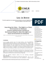 UMLR Searching For Eden - The Right To ... UMLR - University of Malaya Law Review