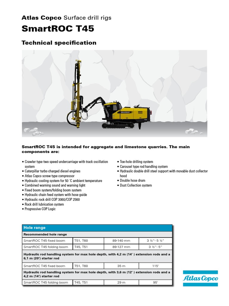 t45 Atlas Copco | PDF | Pump | Diesel Engine