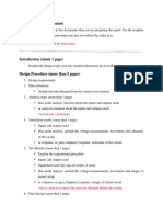 Guidelines For Assignment Report Content