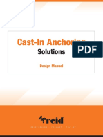 Reid Cast-In Anchoring Solutions Design Manual