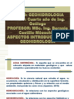 Aspectos Introductorios A La Geohidrología