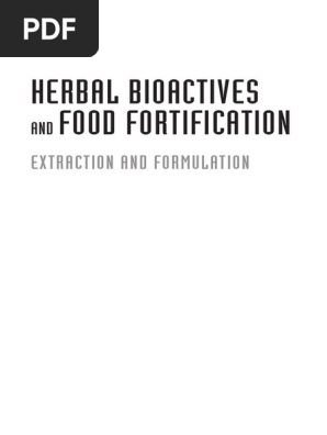 Download Herbal Bioactives And Food Fortification Pdf Herbalism Ayurveda PSD Mockup Templates