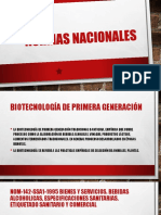 Normas Nacionales Mexicanas de Biotecnologìa