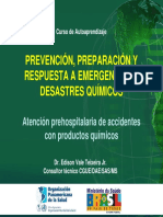 Atención Prehospitalaria de Accidentes Con Productos Químicos PDF