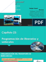 Capitulo 23 - Programacion de Itinerario y Vehiculos