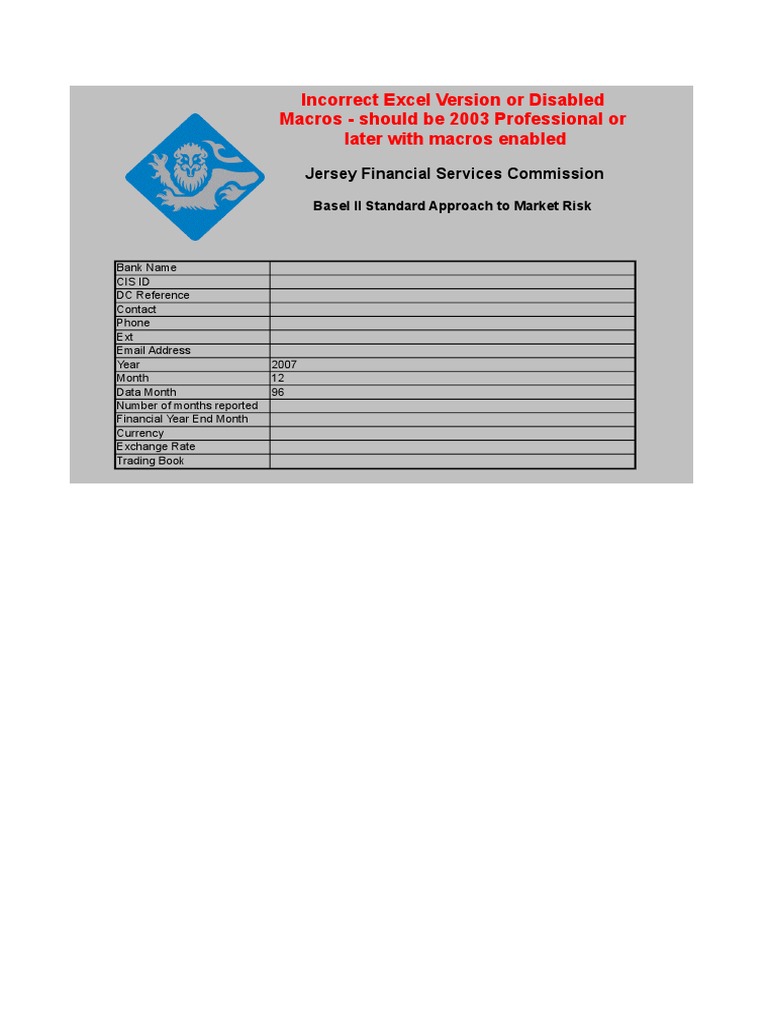 Market Risk Standard Approach Report | PDF | Credit (Finance) | Interest