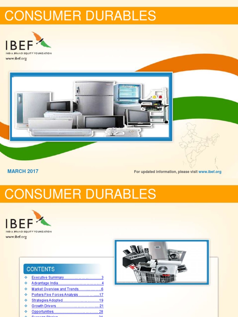 Consumer Durables March 2017 Home Appliance Retail