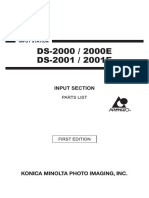 Konica R-2 Partslist Input Station