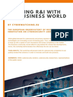 Bridging R&I With The Business World: by Cyberwatching - Eu
