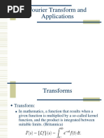 Fourier Transform Applications