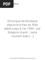 Ureche Gr Chronique De Moldavie Vol Ii Propriete Intellectuelle Droit Statutaire