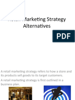 Retail Marketing Strategy Alternatives sachin n yogesh