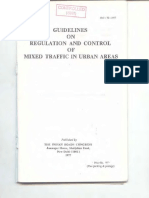 Irc 70 1977 Guidelines On Regulation and Control of Mixed Traffic in Urban Areas PDF