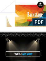 Download BACKSTAGE EVENT ORGANIZER Company Profile by BackStage Event Organizer SN361191643 doc pdf
