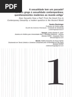 A Sexualidade Tem Um Passado