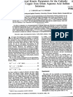 Electrochemical Kinetic Parameters for the Cathodic Deposition of Copper from Dilute Aqueous Acid Sulfate Solutions.pdf