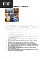 Make Bible Reading Enjoyable